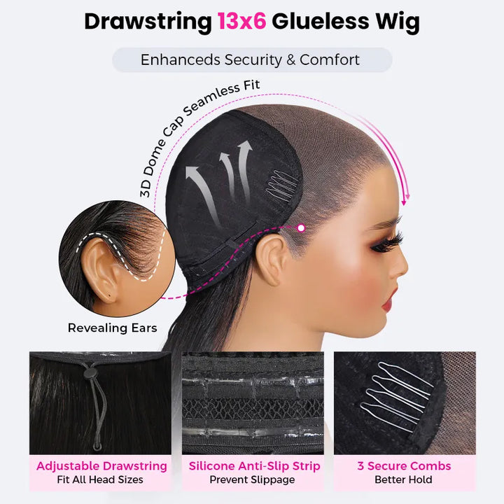 Bling Hair Body Wave 13x4 Transparent Lace Front Wigs Human Hair Glueless 13x6 Lace Frontal Wigs