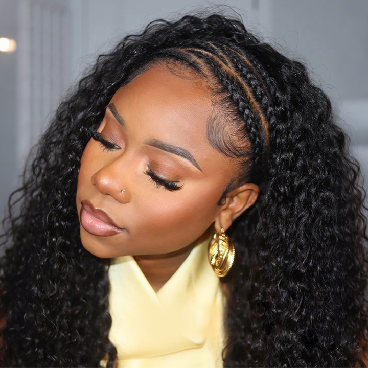 Bling Hair In New Water Wave Crochet Human Hair for Boho Braids with Miracle Knots Time-Saving Install