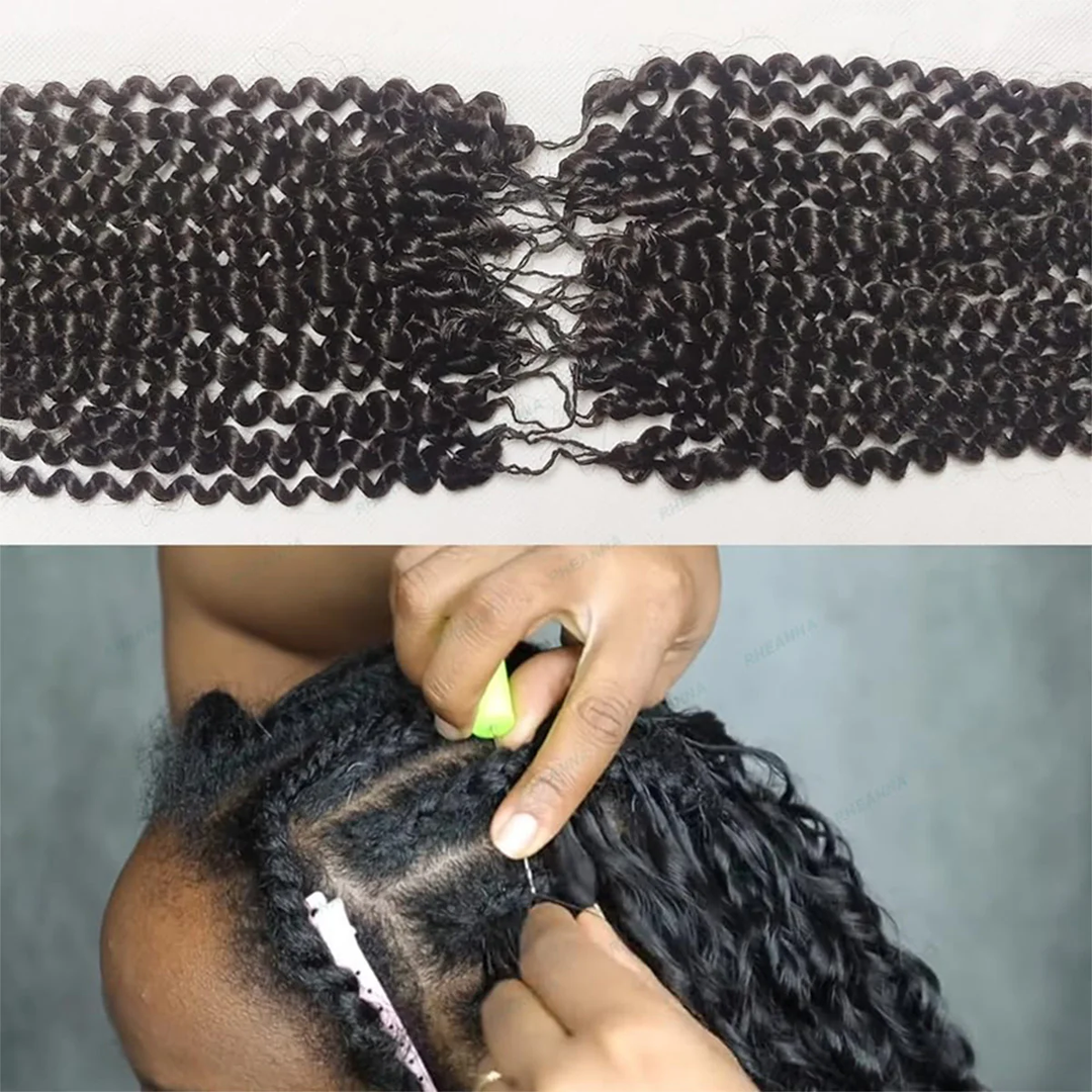 Bling Hair New In Afro Curly Crochet Human Hair for Miracle Knots, Boho Braid Ready – Time-Saving Pre-Separated Strands