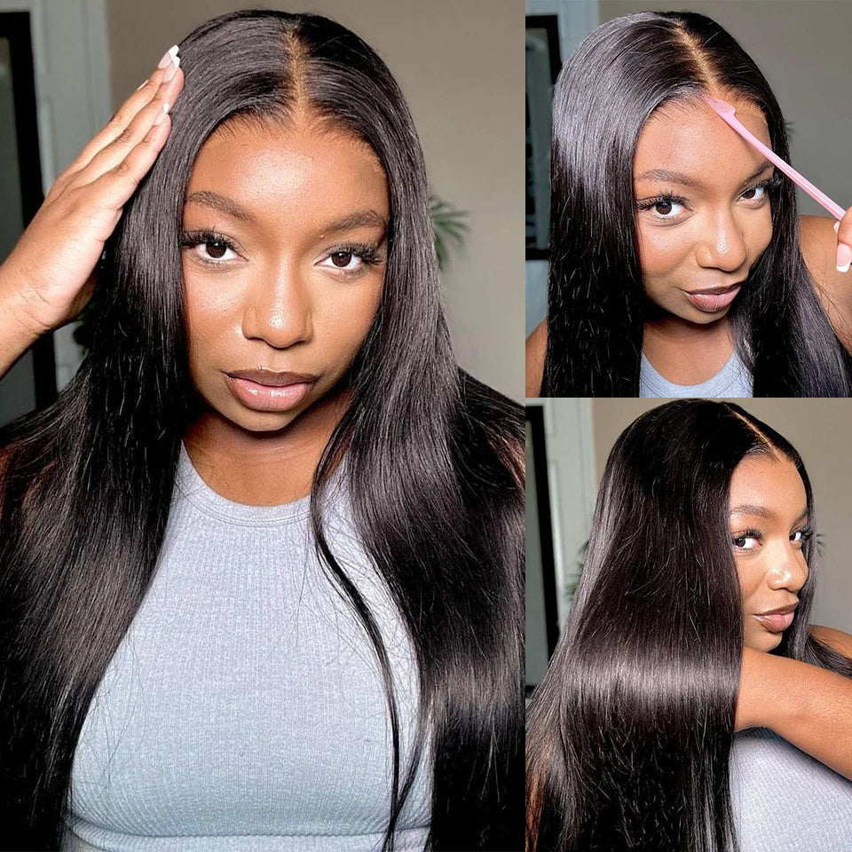 [2 Wigs = $260] 9x6 Max Lace Glueless Human Hair Wig 24"