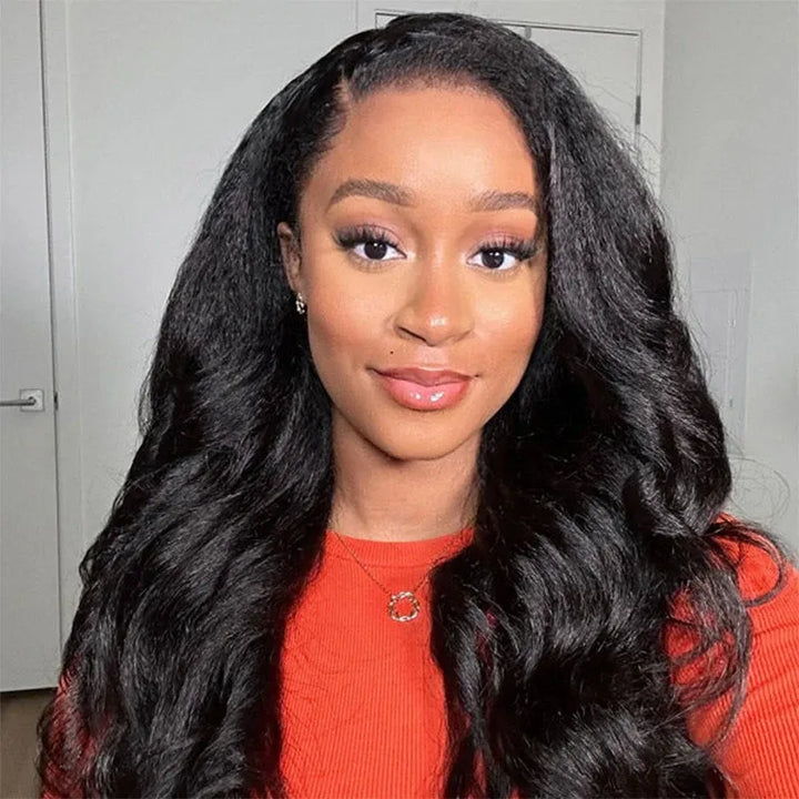 Kinky Straight Crochet Human Hair for Boho Braids Miracle Knots Friendly Time-Saving with Natural Texture