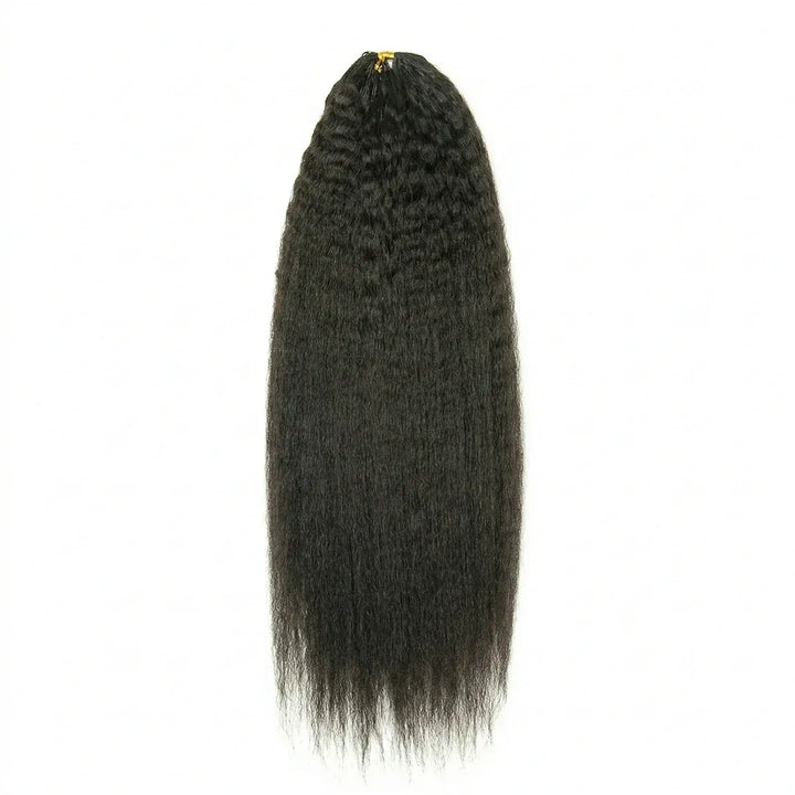 Kinky Straight Crochet Human Hair for Boho Braids Miracle Knots Friendly Time-Saving with Natural Texture