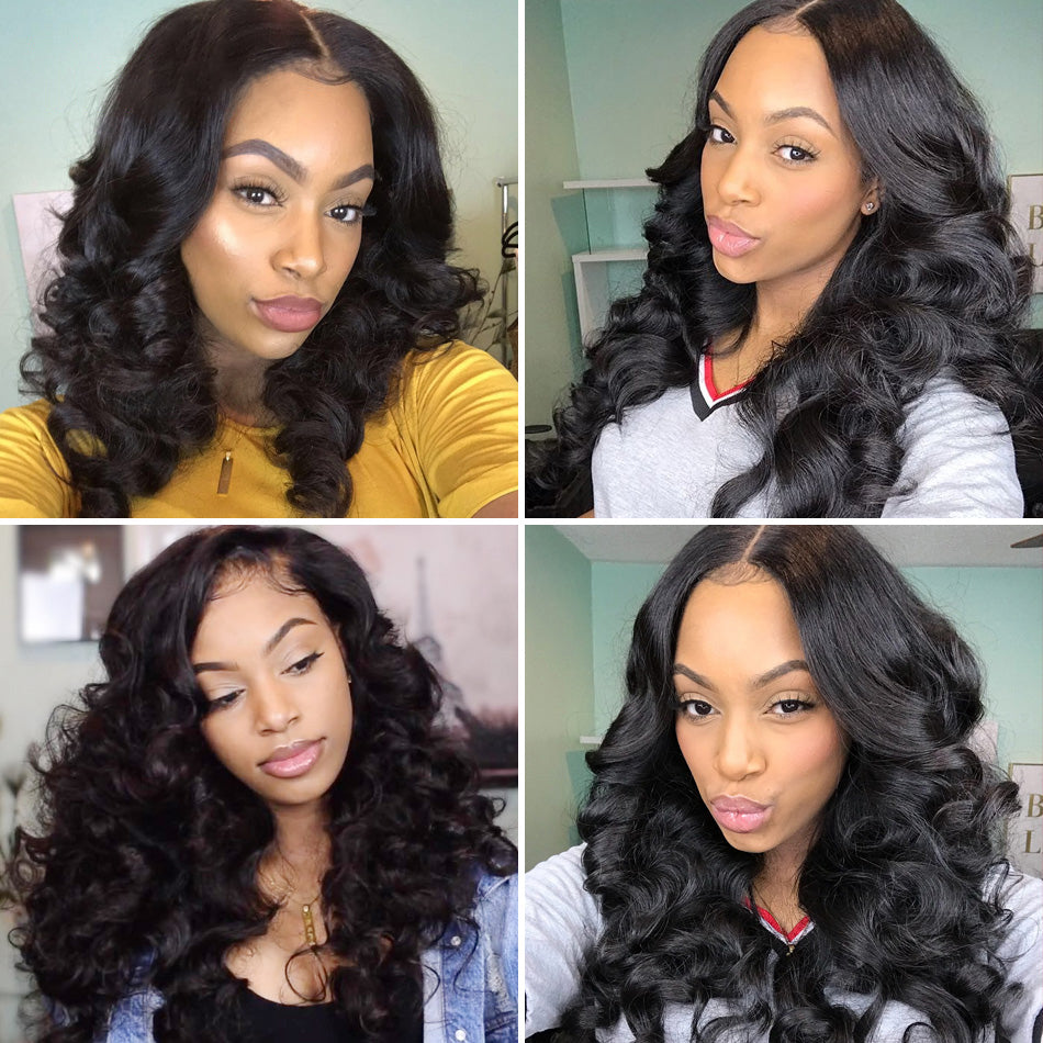 Loose Wave HD 5x5 Lace Closure Pre Plucked with Baby Hair Free Part Human Hair Closure