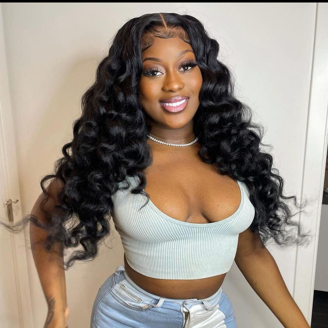 Bleach Knots Pre-Cut Lace Wig Loose Wave Human Hair Glueless Wig With Pre-Plicked Hairline Wear & Go