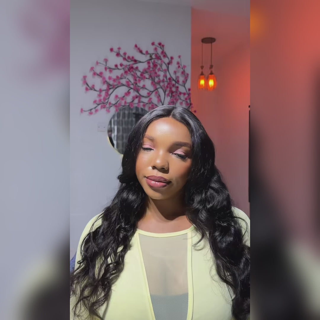 7x5 Ready to Wear Glueless Human Hair Wigs Body Wave Bleached Knots Pre-Cut 6x4 Lace Closure Wig
