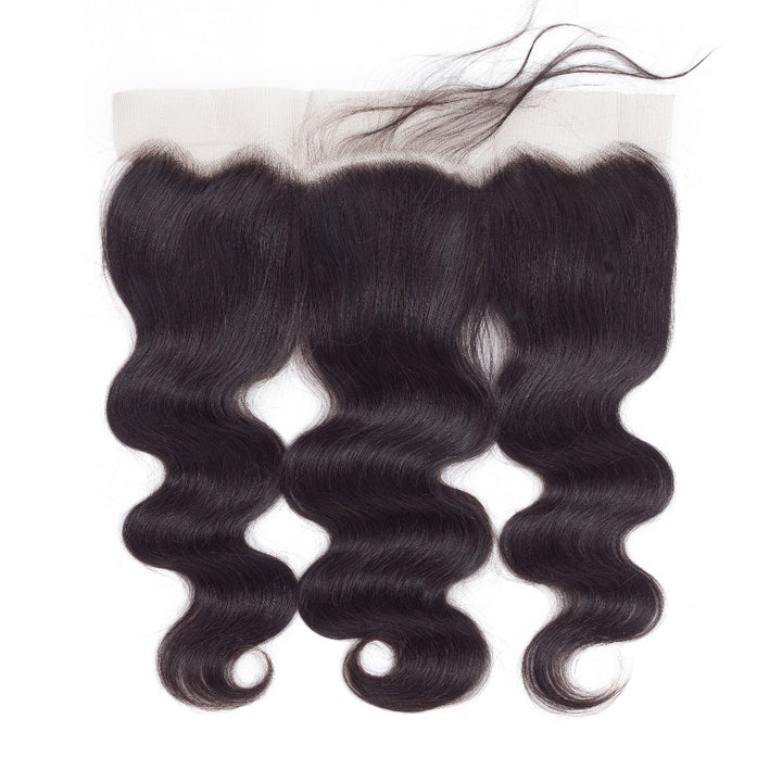 Body Wave Human Hair Closure 13*4 Lace Frontal Natural Color bling hair - Bling Hair