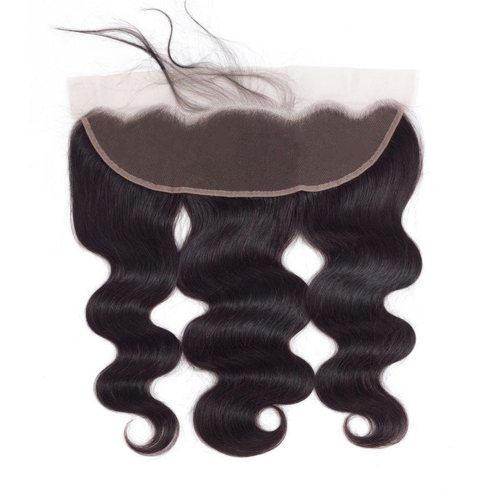 Body Wave Human Hair Closure 13*4 Lace Frontal Natural Color bling hair