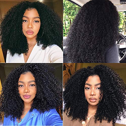 Brazilian Afro Kinky Curly 4 Bundles 100% Human Virgin Hair Extension Bling Hair