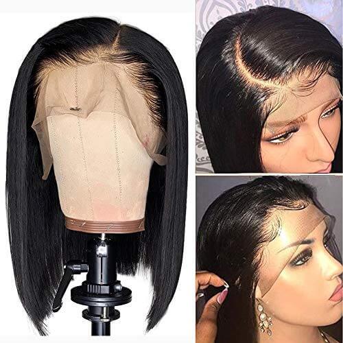 Must Have Light Bob Wig Free Part Lace Front Human Hair Wig