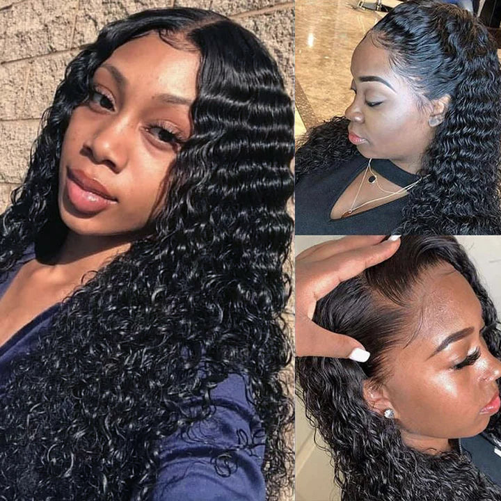 Deep Curl 13x6 Lace Frontal Wig 