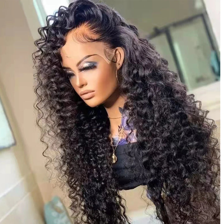 New Wand Curl 13x4 / 4x4 Pre Plucked Lace Wigs Virgin Human Hair Wigs