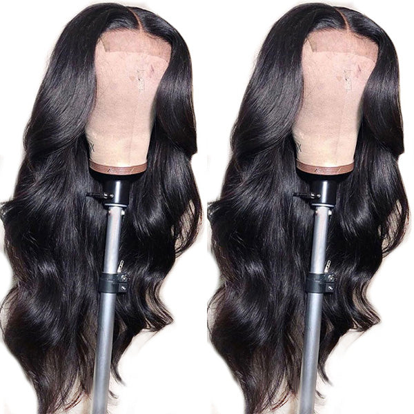 Super Sale Long Hair Body Wave 5X5 Lace Closure Glueless Human Hair Wigs