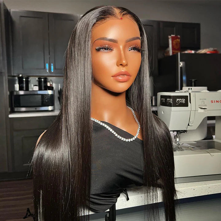5x5 Crystal Lace Closure Wig Affordable Human Hair Wigs With Natural Hairline