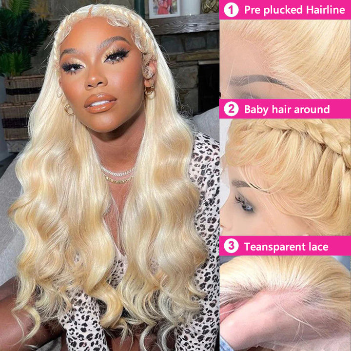 Christmas #613 Lace Frontal Wig 18 inch =159$ Body Wave Wig Limit Sale