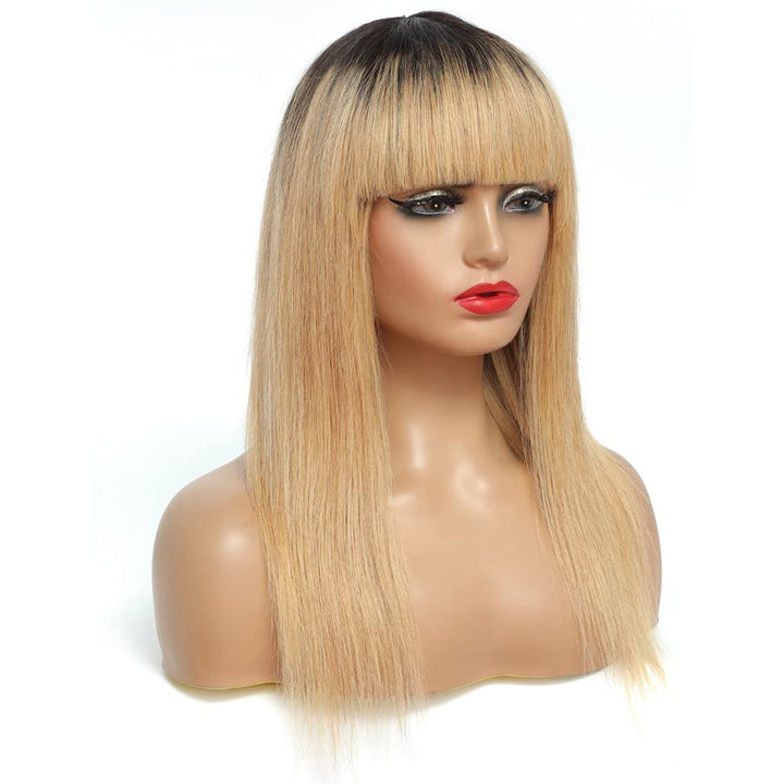 BLINGHAIT 1B27 wig with bang