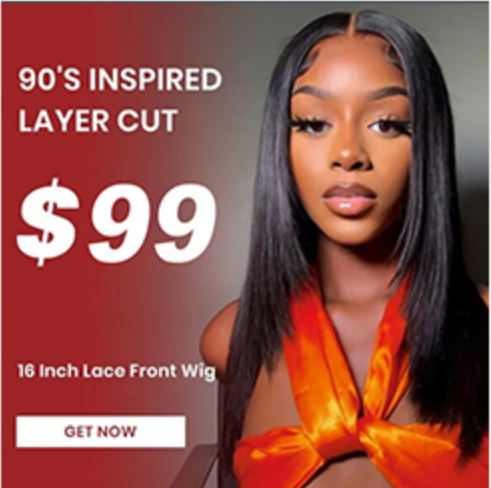 Bone Straight Layer Inner Buckle Lace Wigs