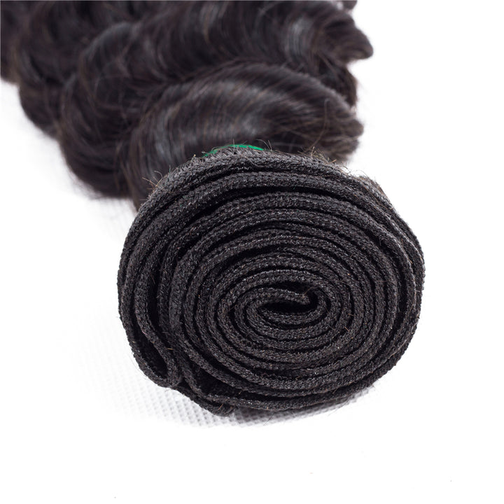 Deep Wave 4 Bundles Brazilian Hair Weave Bundles 100% Remy Human Hair Extension Bling Hair - Bling Hair