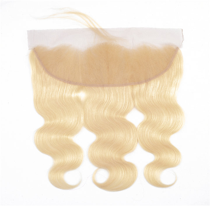 Body Wave Human Hair Closure 13*4 Lace Closure 613 blonde bling hair - Bling Hair