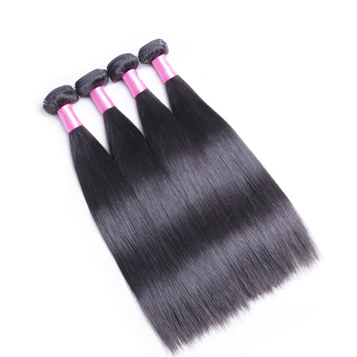 Straight Hair 4 Bundles Brazilian Hair Weave Bundles 100% Remy Human Hair Extension Bling Hair - Bling Hair