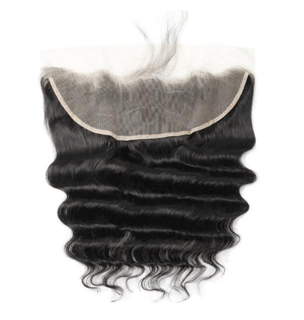 Loose Deep Bundles With 13×4 Lace Frontal 10A Grade 100% Human Virgin Hair Bling Hair