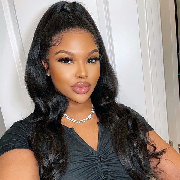 360 Lace Front Body Wave Wig Plus Body Wave Ponytail Buy One Get One Free
