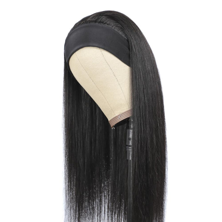 Super Sale Straight Hair Wig Glueless Headband Wig