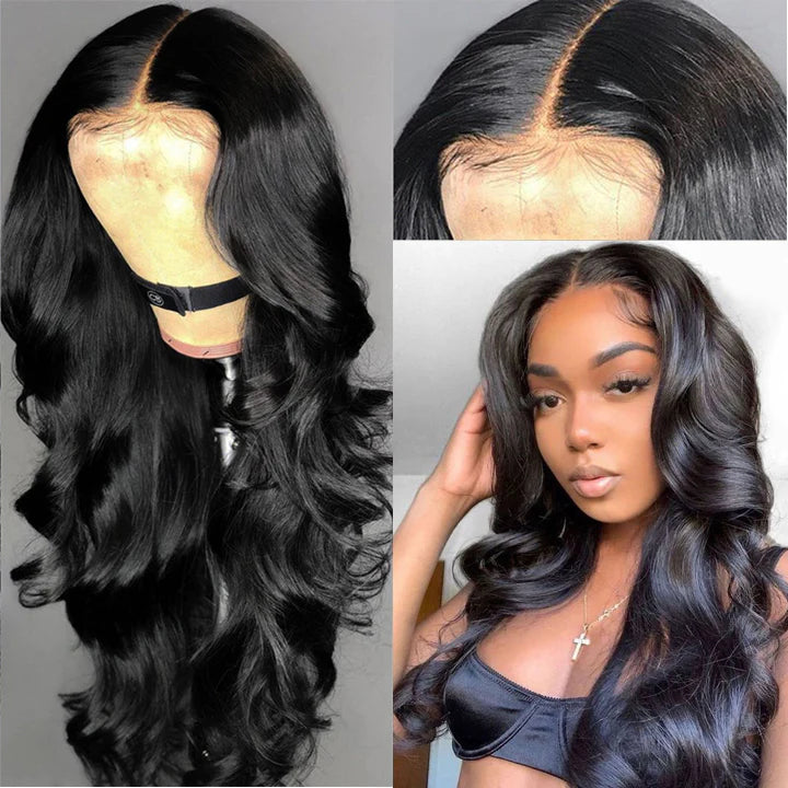 Super Sale $92.5 18" Body Wave 13X4 Lace Frontal Human Hair Wig