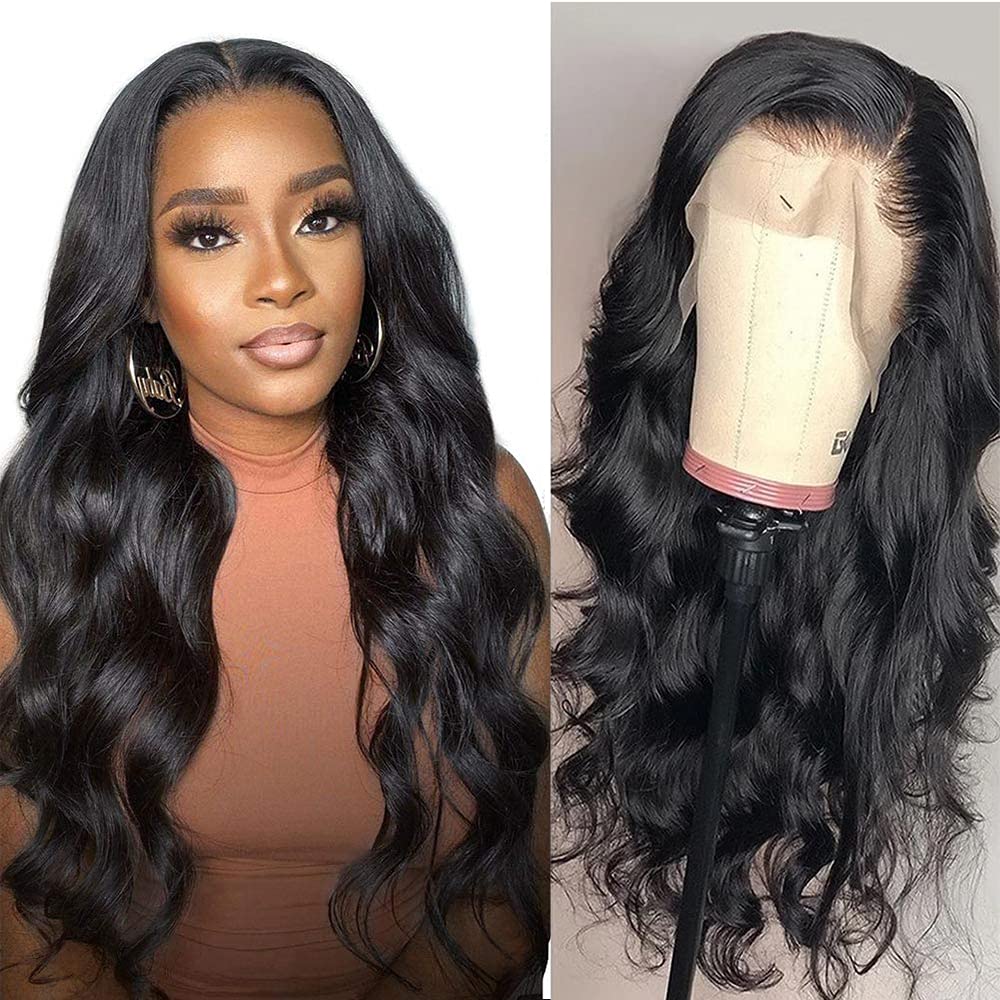 Brazilian 13*4 Transparent Lace Front Wigs High Quality Body Wave Human Hair Wigs bling hair