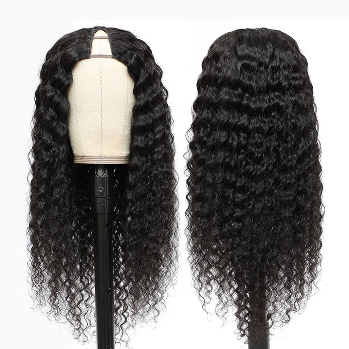 Deep Wave V Part Wigs Beginner Friendly Undetectable Leave Out Blinghair