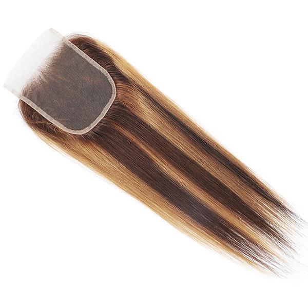 highlight-color-straight-hair-3-bundles-with-4x4-lace-closure